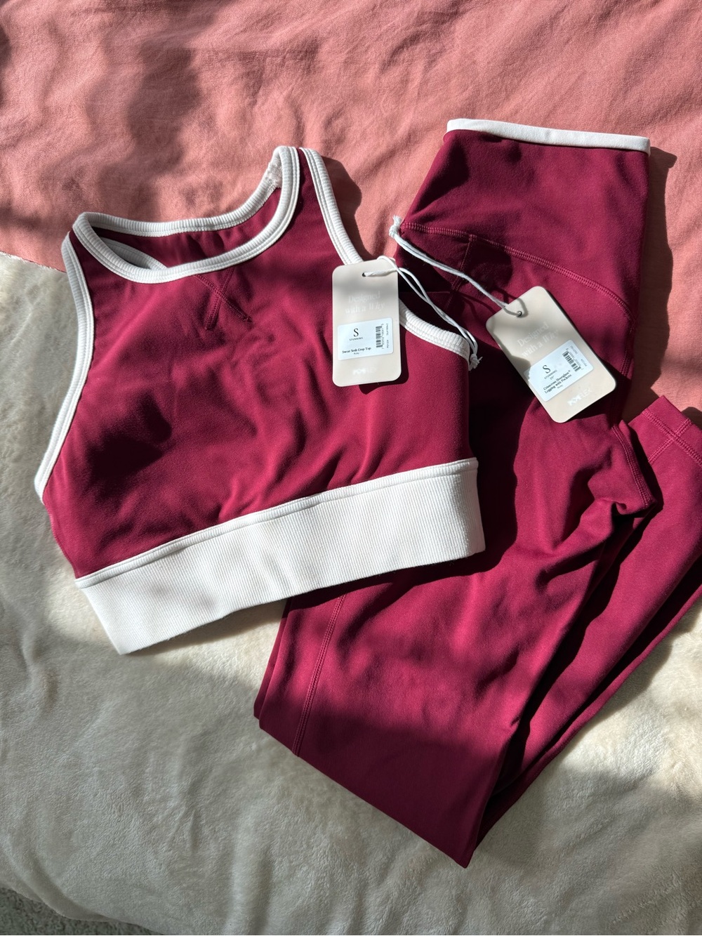 POPFLEX Crisscross Hourglass Leggings + Sweat Sesh Crop Top Set